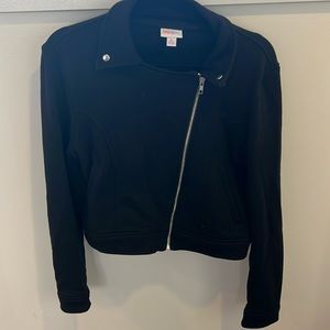LuLaRoe black cropped jacket
